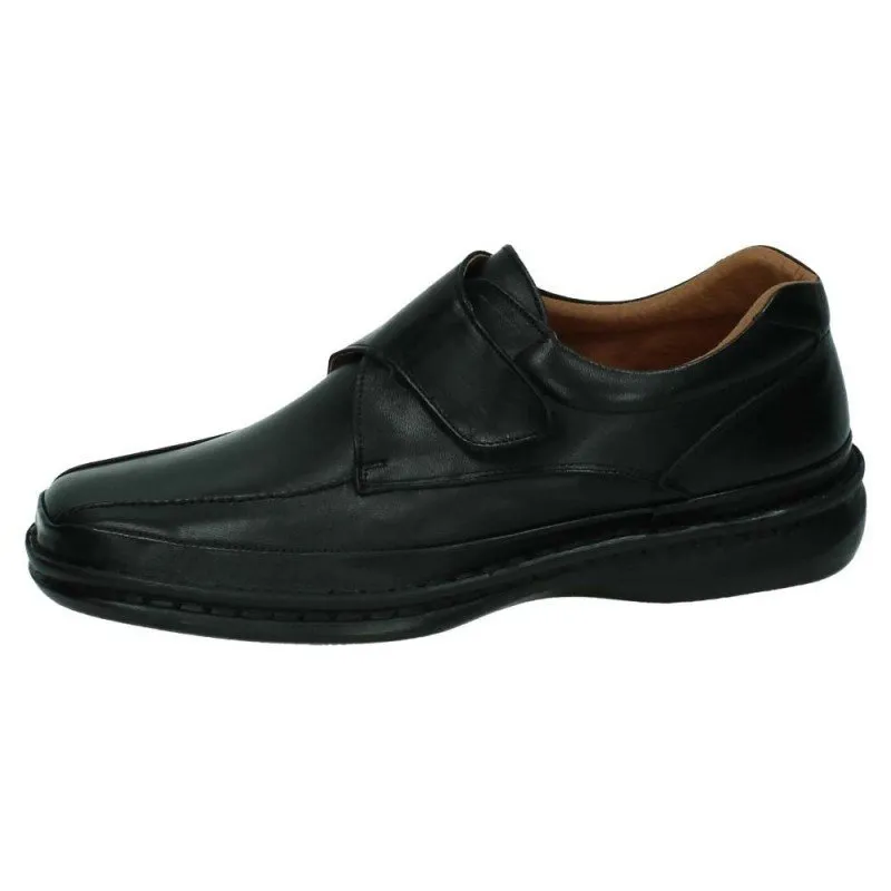 4007 MOCASINES DE PIEL color NEGRO
