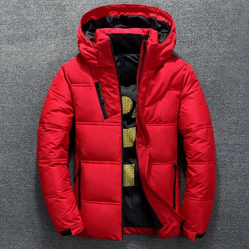 Abrigo De Invierno Con Capucha