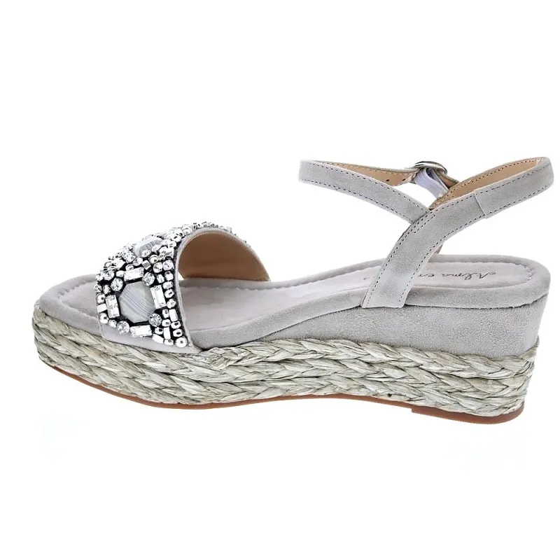 Alma en Pena Sandalias Mujer V23570 Gris