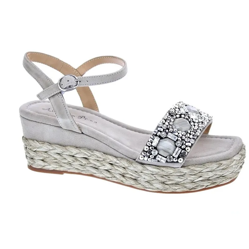 Alma en Pena Sandalias Mujer V23570 Gris
