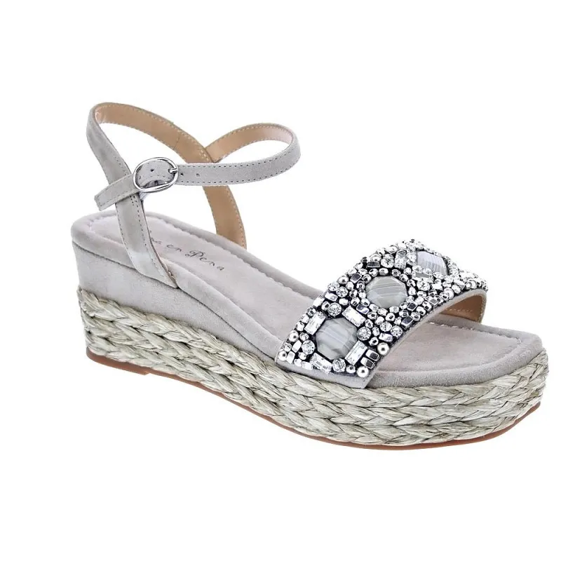 Alma en Pena Sandalias Mujer V23570 Gris