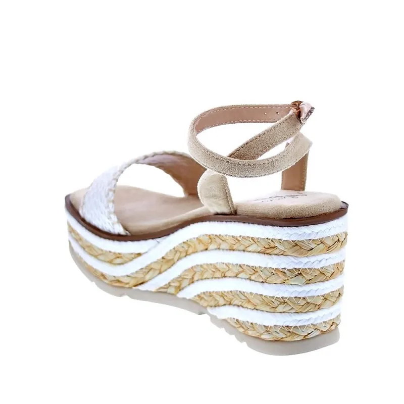 Alma en Pena Sandalias Mujer V23BL4020 Blanco