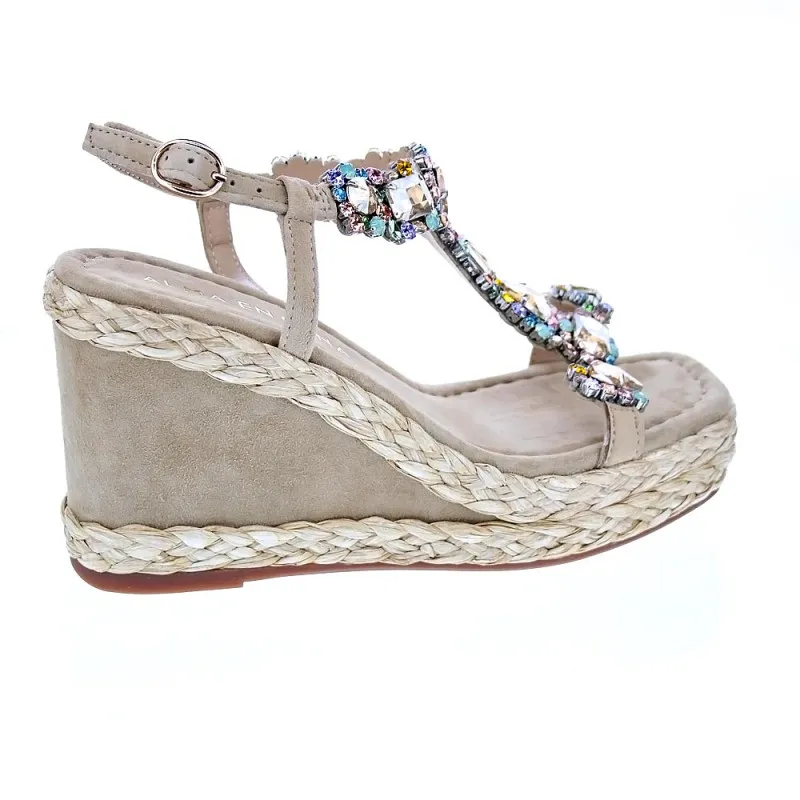 Alma en Pena Sandalias Mujer V240984 Beige