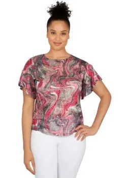 Blouse Black Multi - Ruby Rd