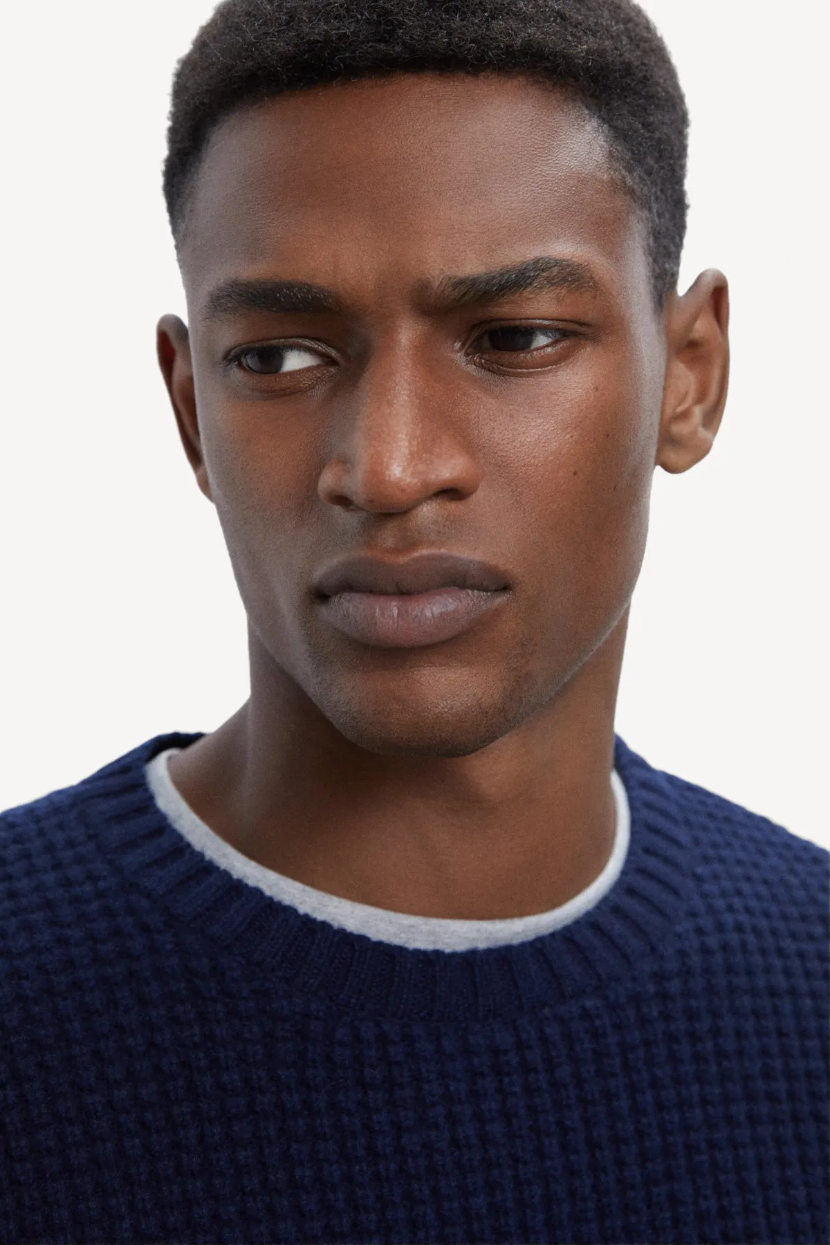 BLUE MERA KNITTED JUMPER