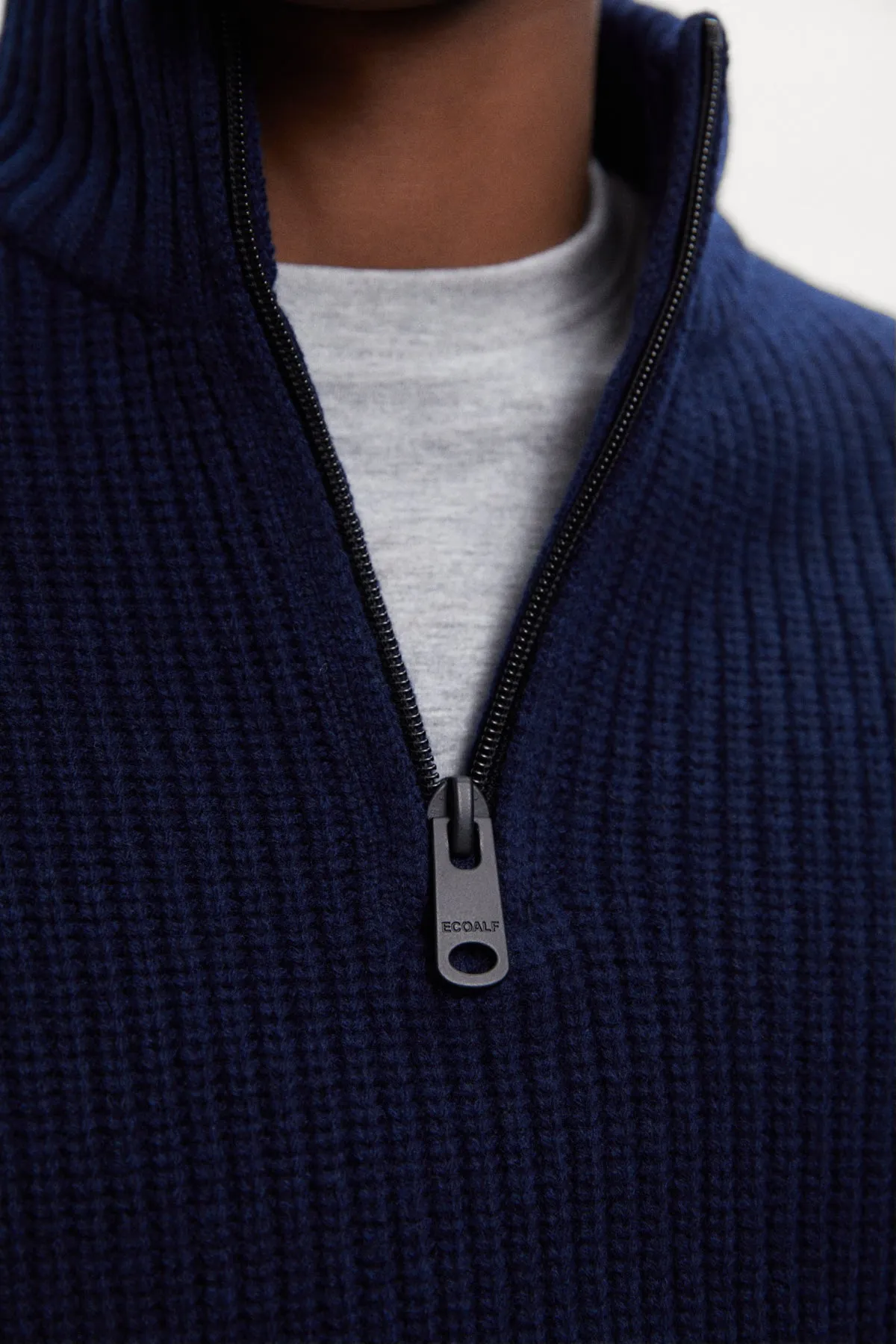 BLUE MERTO KNITTED JUMPER