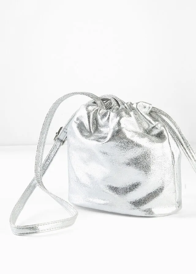 Bolso saco Gris-plata