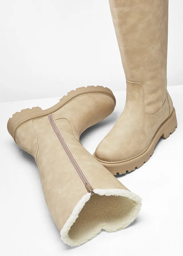 Botas Beige