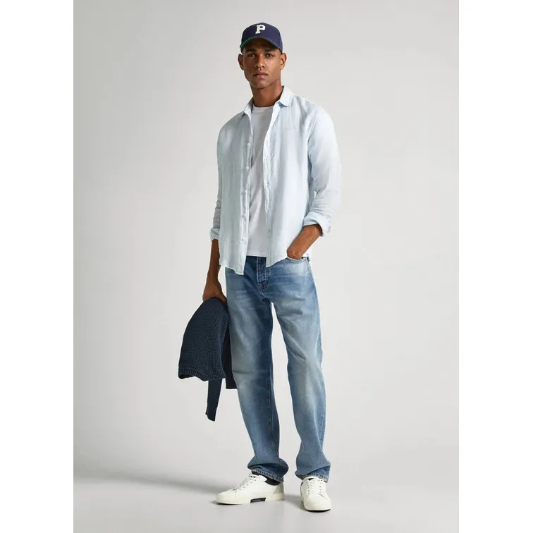 CAMISA LINO FIT REGULAR HOMBRE PEPE JEANS
