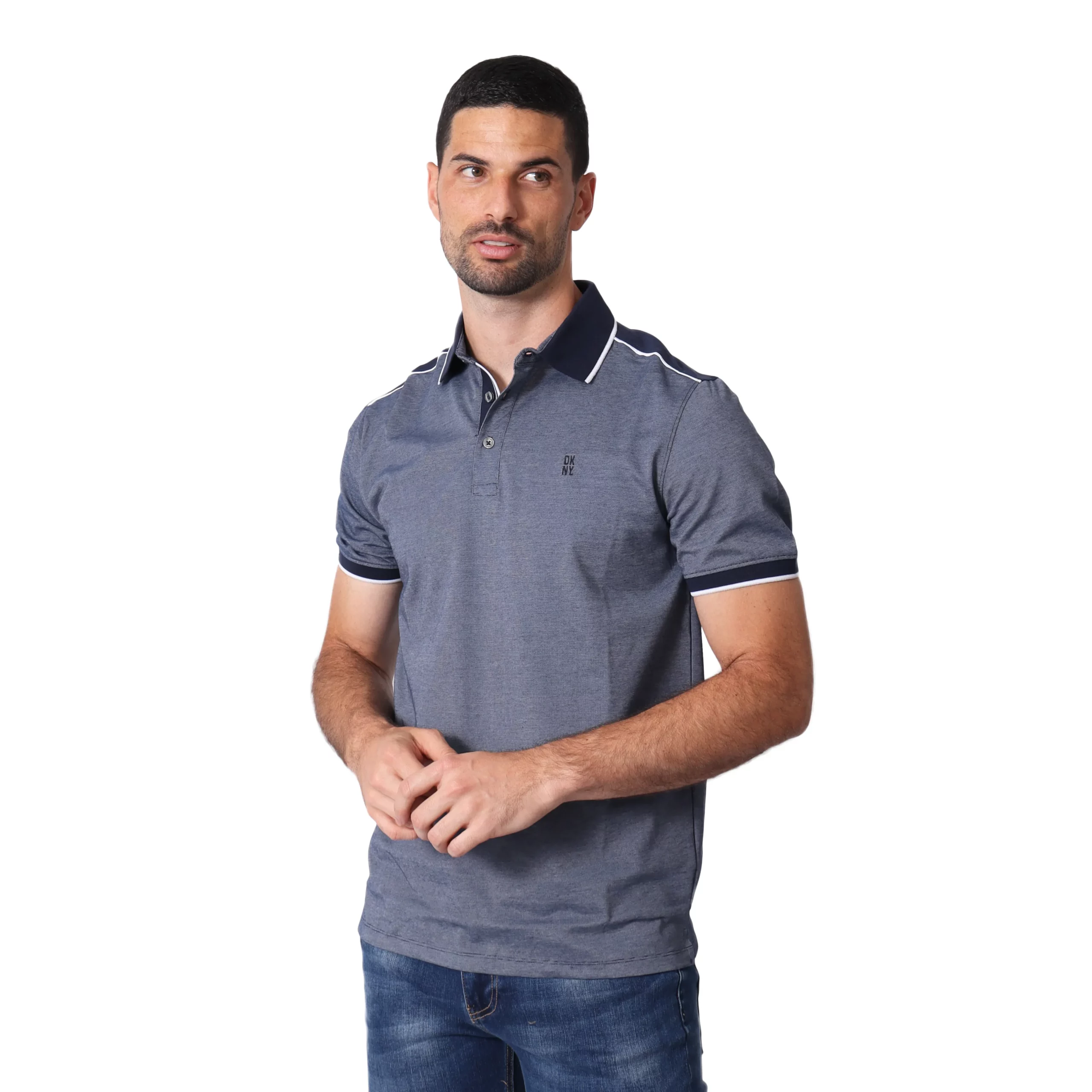 Camisa polo manga corta
