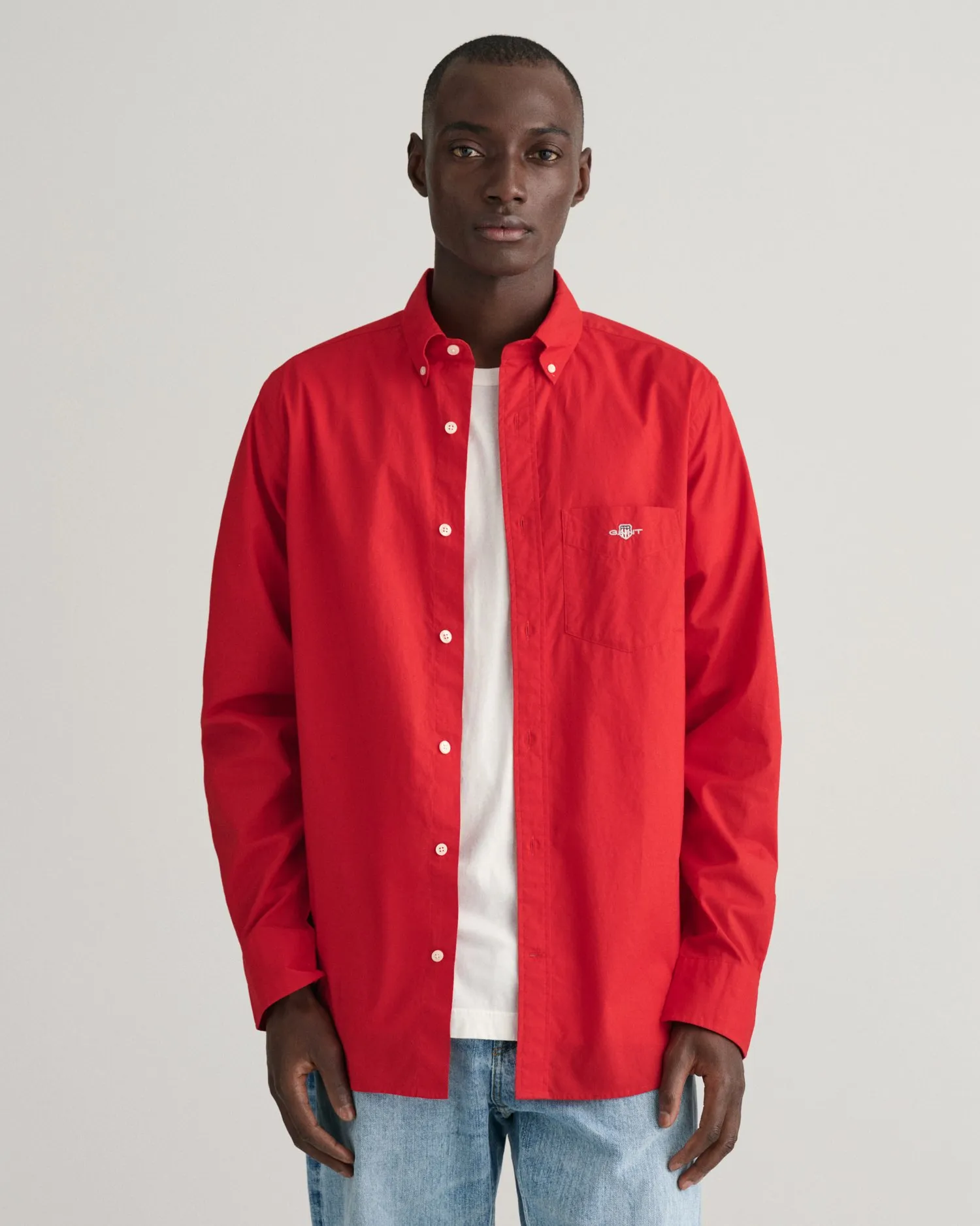 Camisa Regular Fit de popelina