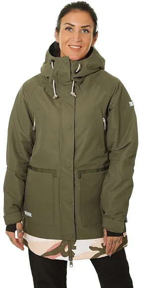 chaqueta DC Riji - CRH0/Olive Night - women´s
