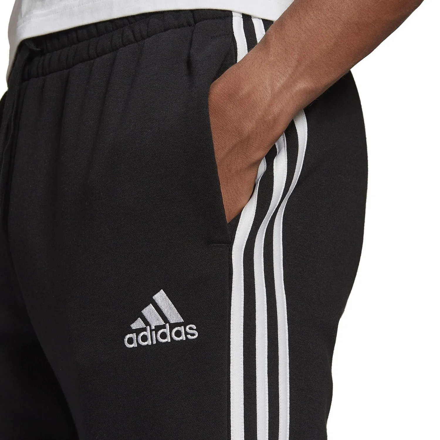chándal adidas Performance Essentials Tapered Cuff 3 Stripes - Black - men´s