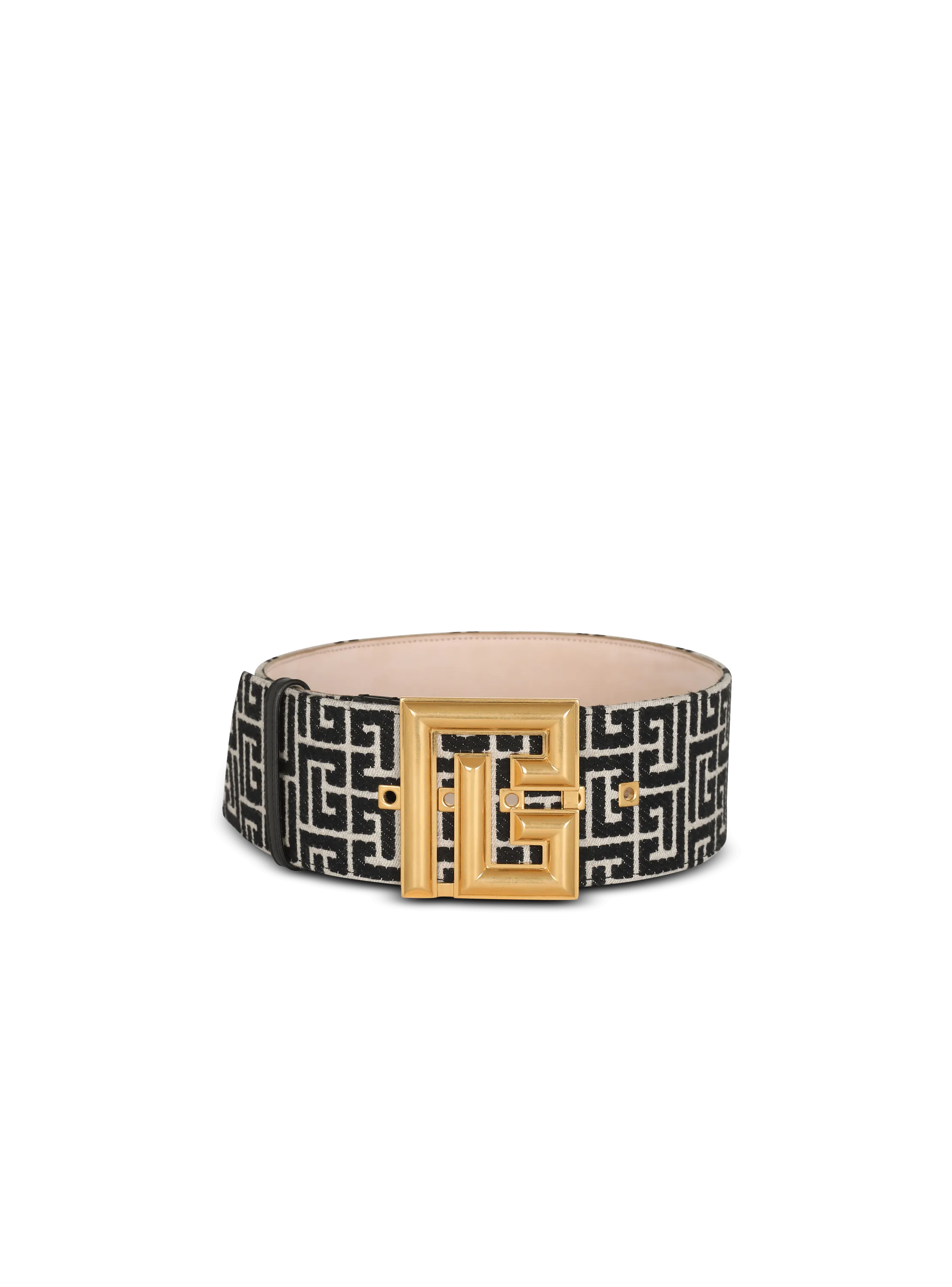 Cinturón P-Belt de jacquard con monograma
