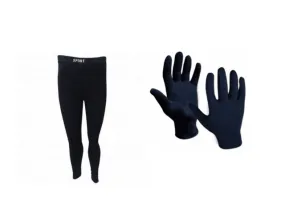 Combo conjunto térmico adulto!!! Calza + guantes