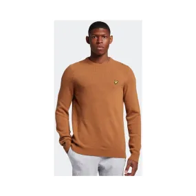 Crew neck lambswool blend jumper