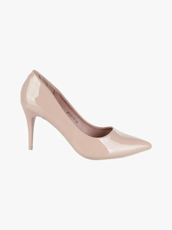 Dame Rose Escote de charol con tacón de aguja