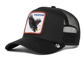 gorra con visera Goorin Bros. The Freedom Eagle Trucker - Black