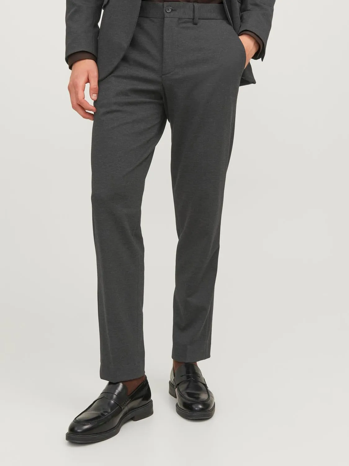 JPRJONES Pantalones de vestir Corte slim | Gris oscuro | Jack & Jones®