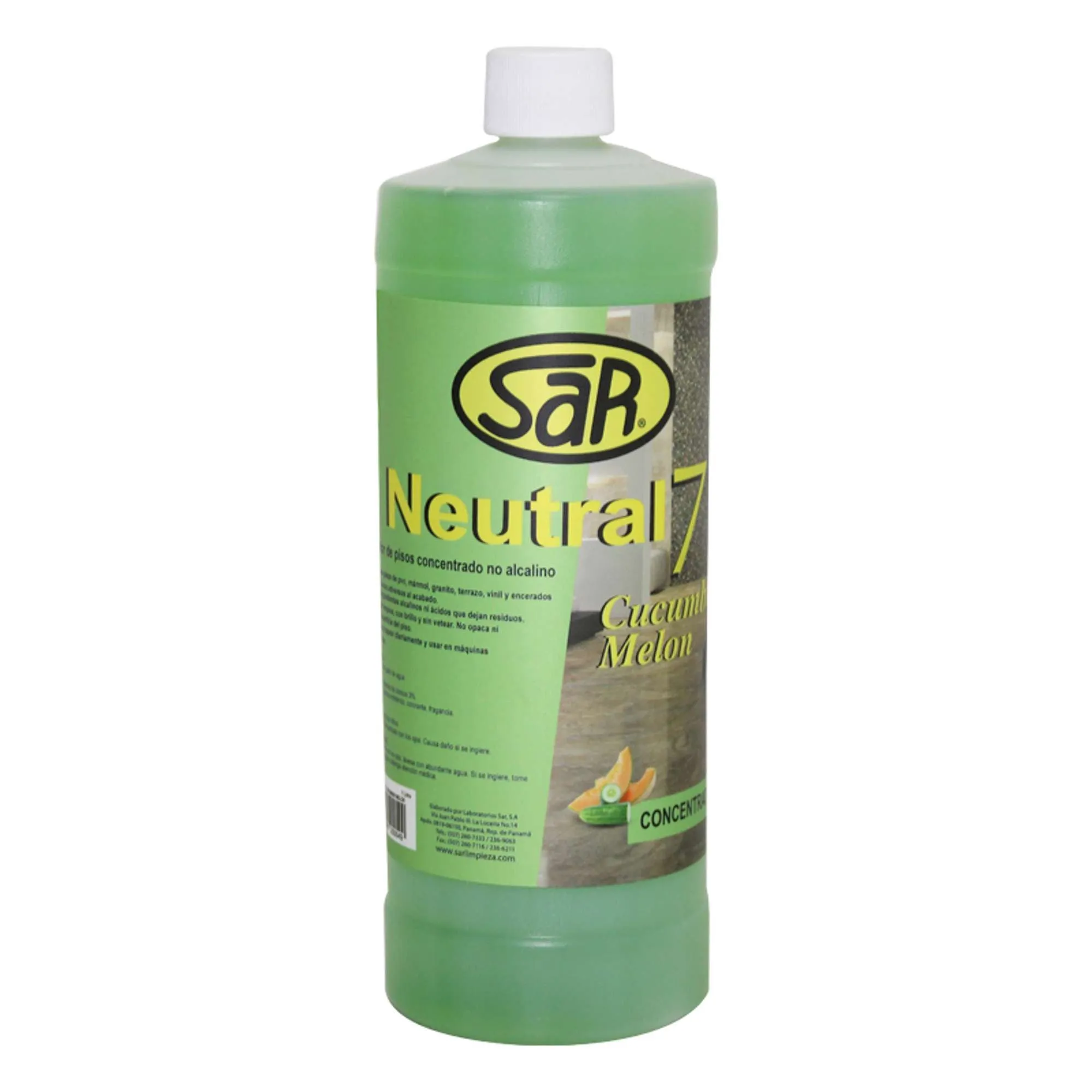 Limpiador Neutral 7 Para Pisos Aroma Pepino Melón 946 Mililitros