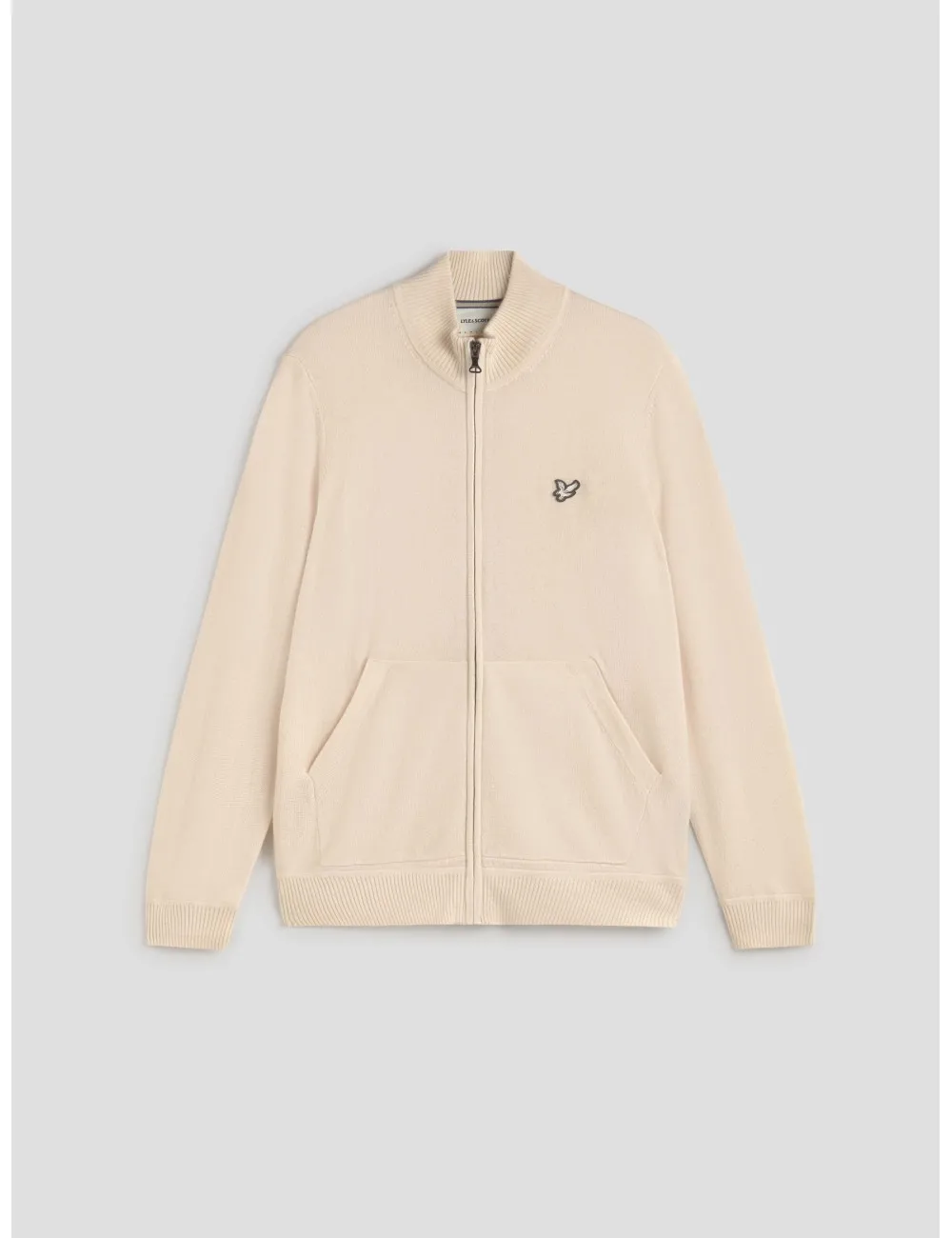 LYLE & SCOTT CASHMERE BLEND ZIP THROUGH JUMPER