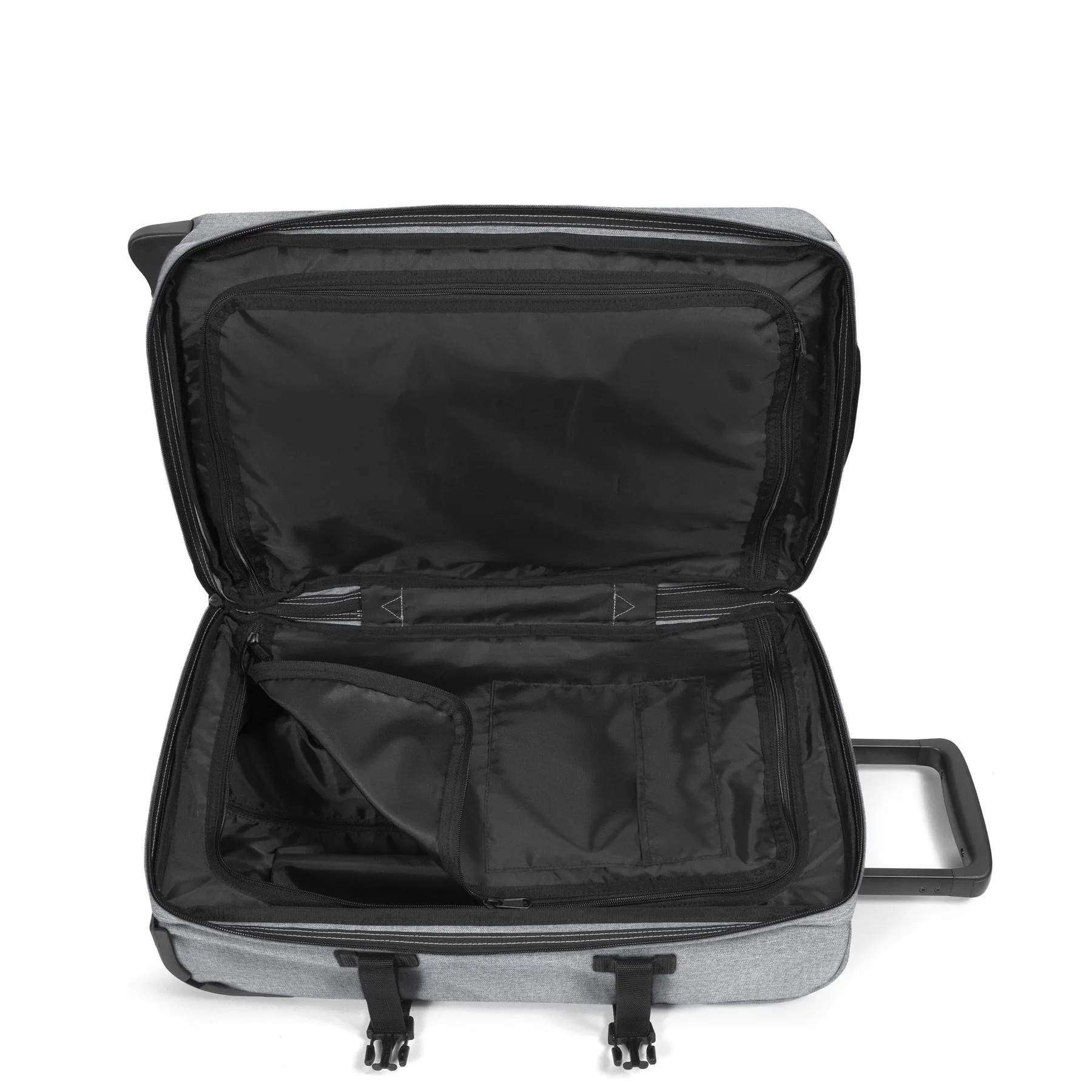 MALETA CABINA AVIÓN EASTPAK Tranverz S EK61L363  Sunday Grey Gris claro efecto tejano jeans