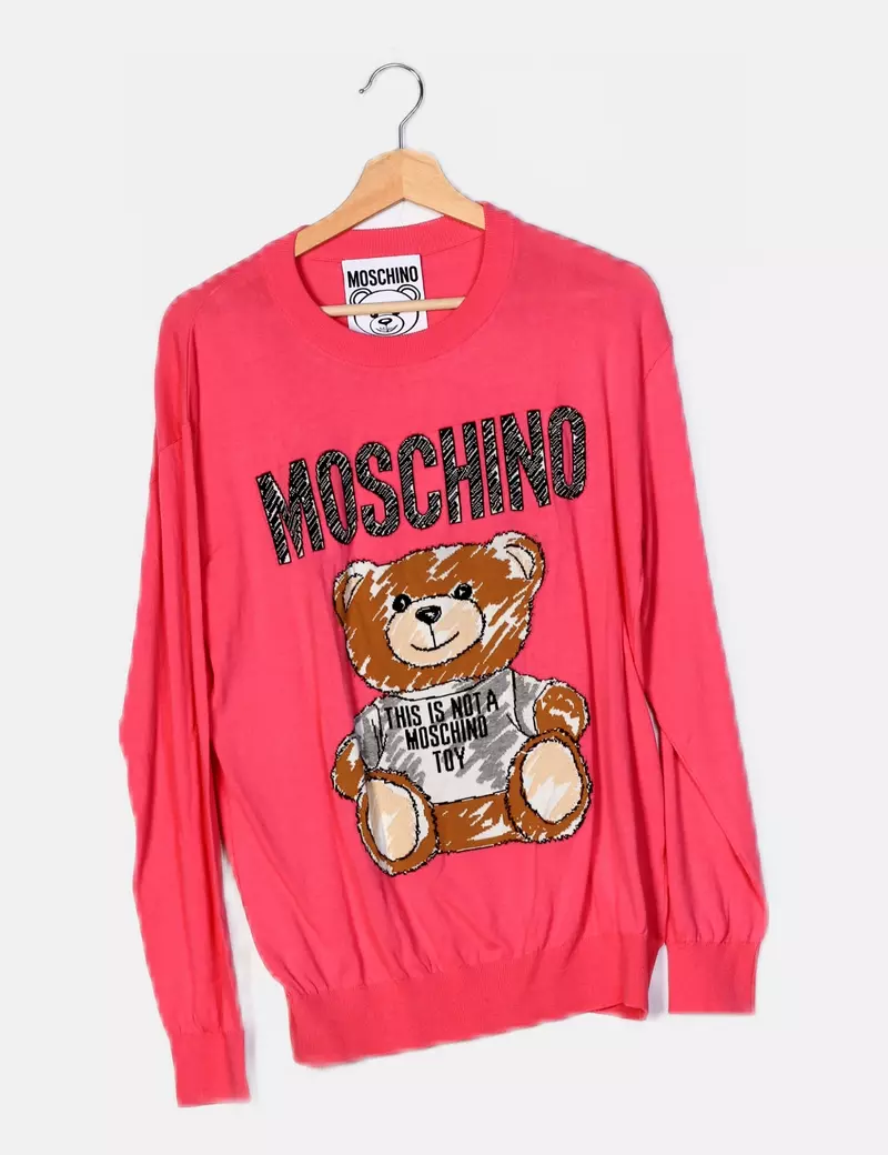 Moschino Jersey rosa logo