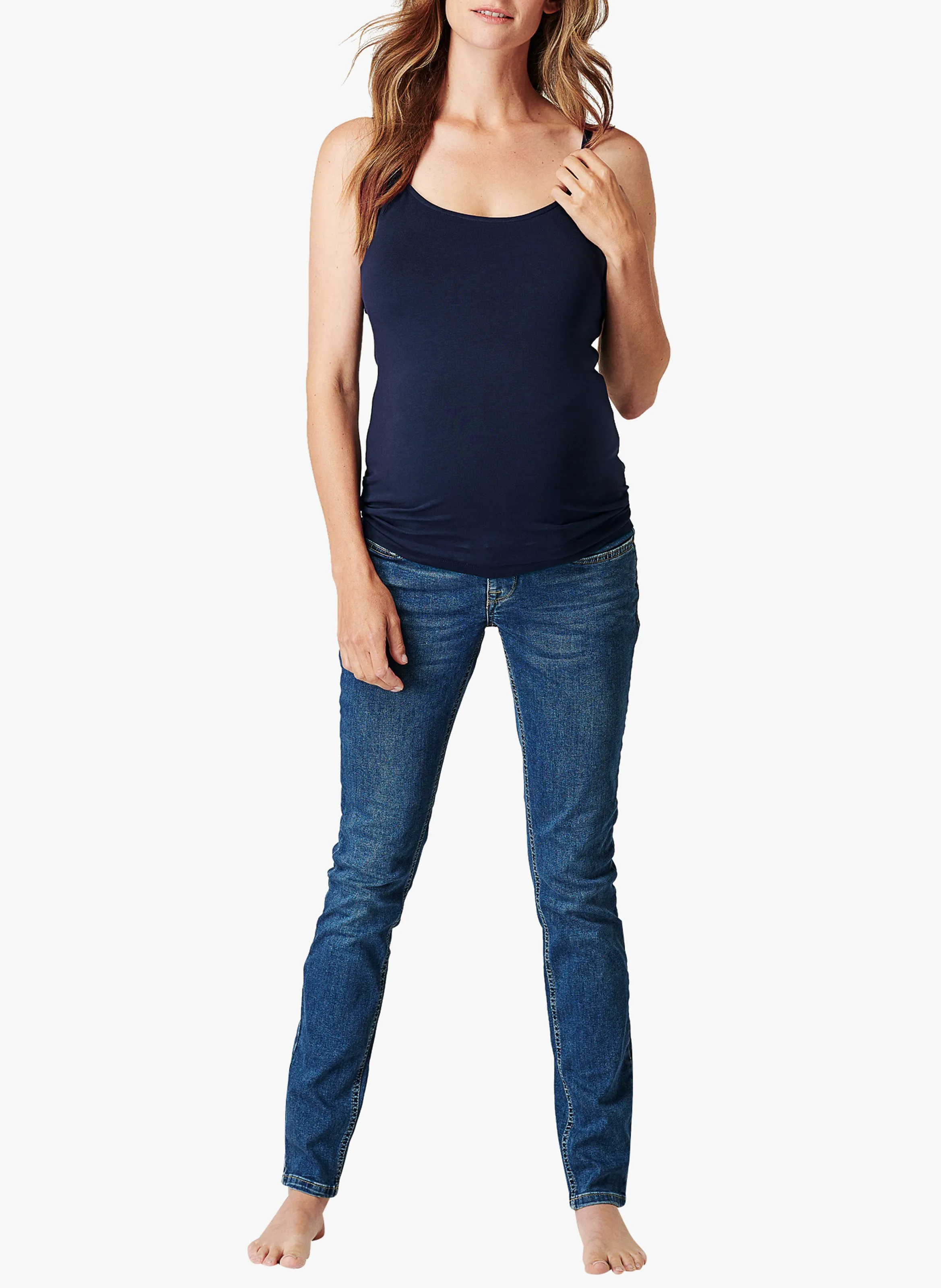 NOPPIES BERLIN - Camiseta de tirantes premamá en azul