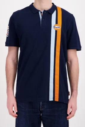 Polo Hombre Gulf Polo Pom03-100 Navy Blue