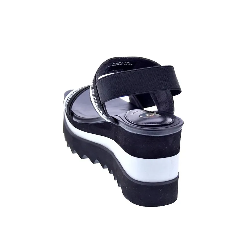 Replay Sandalias Mujer New Ginger Negro