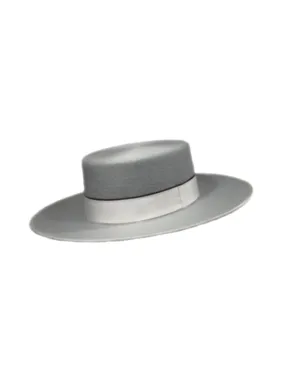 SOMBRERO OLIVER HATS A CAÑERO LANA PLATA