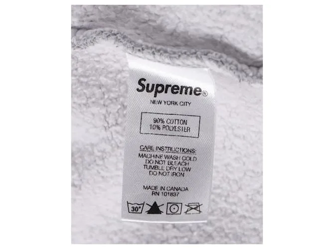 Sudadera con capucha Supreme The Killer de algodón gris Castaño 