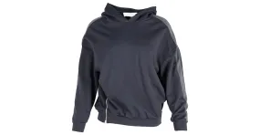Sudadera con capucha y detalle de cremallera Iro en poliamida azul marino 