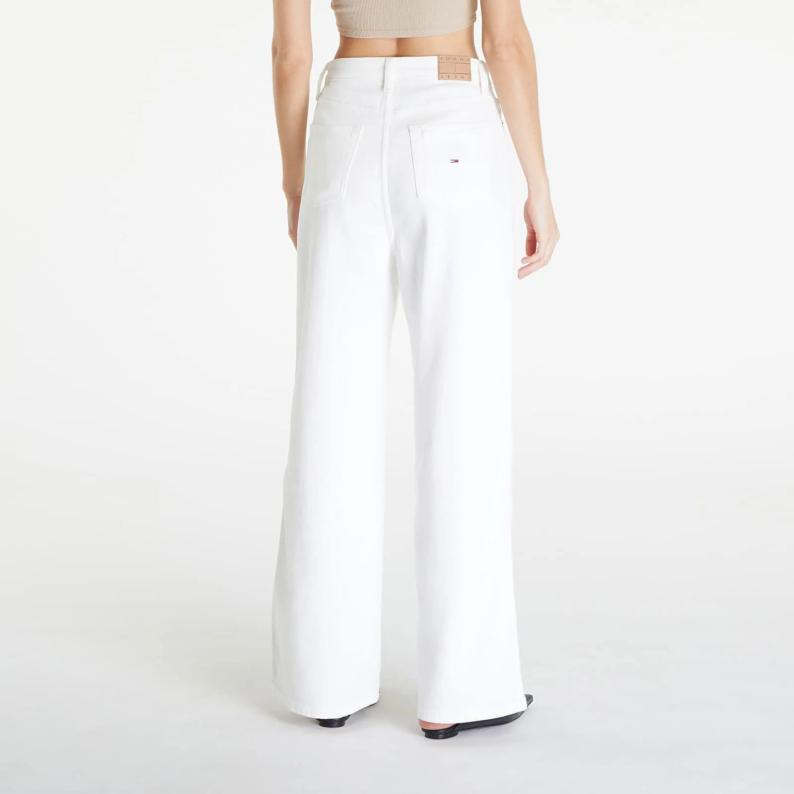 Tommy Hilfiger Gmd Claire High Rise Wide Jeans White