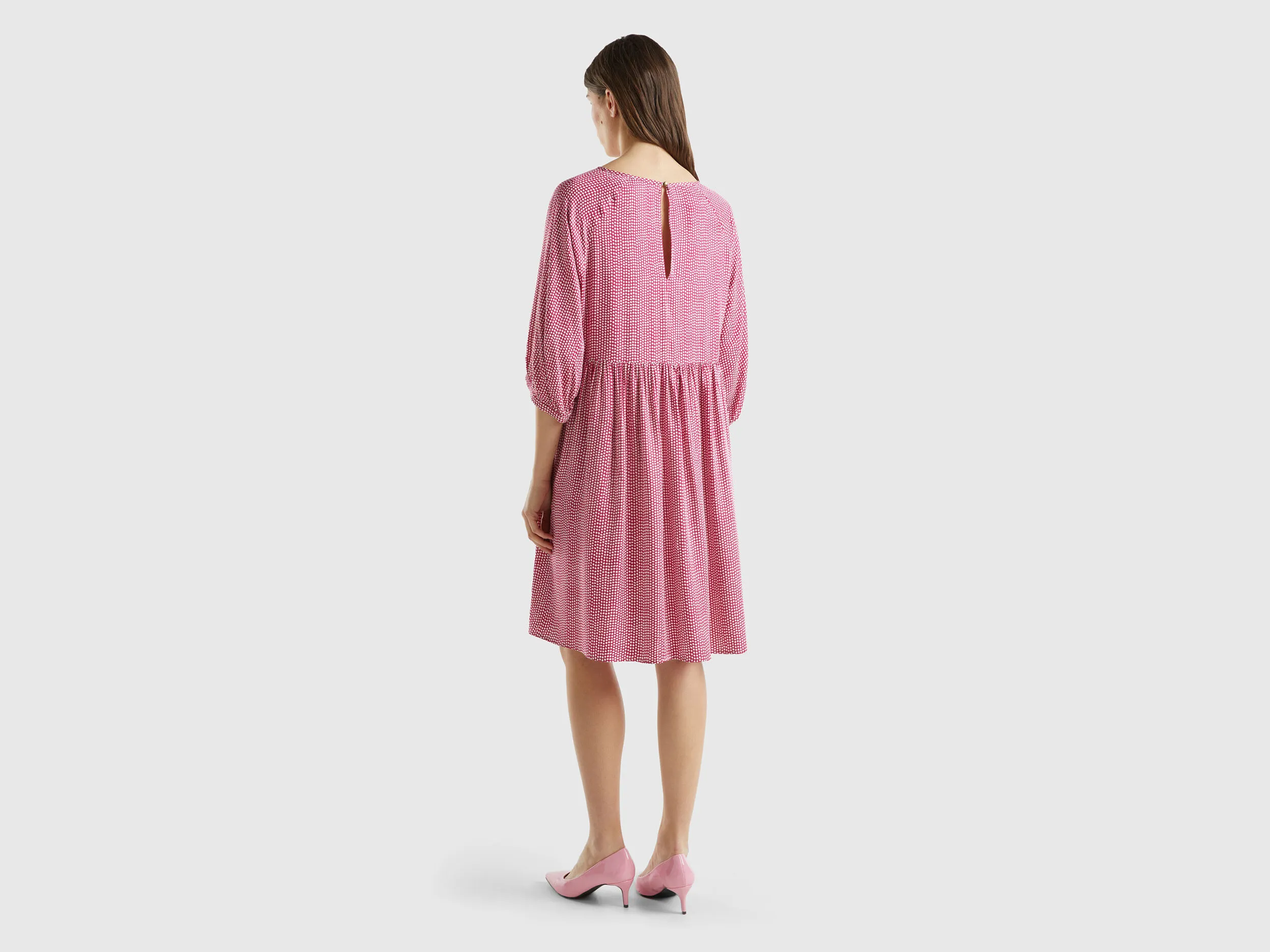 Vestido corto estampado